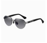 Gafas de sol sin marco, gafas de sol progresivas para hombre, gafas con montura de metal, 3, talla única