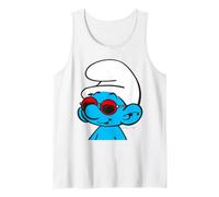 Gafas de Sol Smurfs Cool Smurf Summer Happy Holiday Retro Fun Camiseta sin Mangas