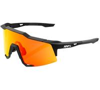 Gafas de sol Speedcraft Soft Tact Black HiPER con lentes de espejo multicapa (naranja) - 100%