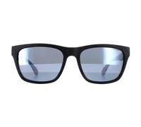 Gafas De Sol Superdry 5009 104P Negro Plata Espejo Polarizado