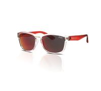 Superdry Rockstar Gafas de Sol Transparente Rojo Con Espejo Rojo Lentes 186