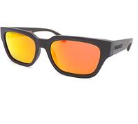 Superdry Gafas de Sol Hombre SDS 5004 104 Negro Mate/Naranja Espejo