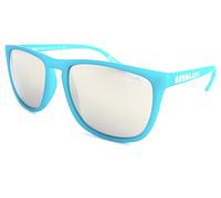 Gafas De Sol Superdry Shockwave Azul Mate Con Lentes Espejo Plateadas 132