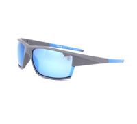Timberland TB9308 Gafas de Sol Hombre, Gafas de Sol Casual Ligeras, Forma de Lente Rectangular, Lentes Polarizadas Ahumadas, Gris