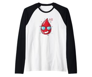 Gafas de Sol Tipo de Sangre AB Camiseta Manga Raglan