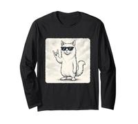 Gafas de sol turcas Angora Cat Rock Music Funny Retro Manga Larga