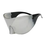 Gafas de sol unisex de gran tamaño sin costuras, ligeras, prácticas, lentes de policarbonato de gran angular, para exteriores, visión amplia, gafas deportivas al aire libre