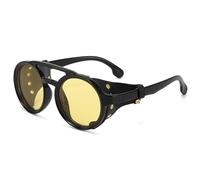 Gafas de sol unisex retro resistentes al viento, diseño resistente a la arena, marco de policarbonato para exteriores, ajuste cómodo, ligeras, gafas de sol de senderismo