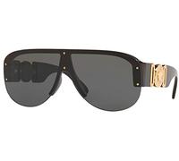 Versace Hombre VE4391 GB1/87 Gafas de sol Nylon Negro Gris Geométrico Normal
