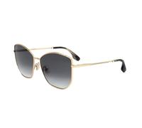 Victoria Beckham Mujer VB225S 701 Gafas de sol Metal Oro Gris Geométrico Sombreado