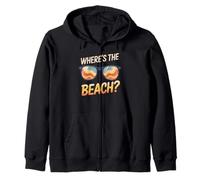 Gafas de sol Where's The Beach Funny Sunset Wave Ocean para verano Sudadera con Capucha