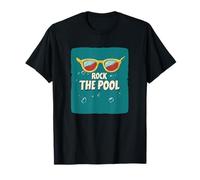 Gafas de sol y disfraz de discurso Rock the Pool Camiseta
