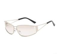 Gafas de sol Y2K sin montura para mujer, antiluz azul y protección UV, marco cómodo y ligero para lectura de juegos de oficina, gafas elegantes para senderismo (1)