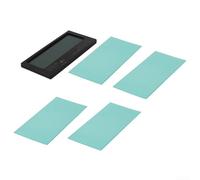 Gafas de soldadura de atenuación automática con suministro de energía solar y lente ajustable de nivel T para uso en soldadura eléctrica y de argón (C)