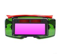 Gafas de soldadura de oscurecimiento automático, color real, protección UV/IR, ajuste ajustable, resistente a los impactos para corte por plasma MIG TIG MMA (clásico)