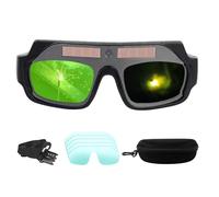Gafas de soldadura industriales - Protección ocular de arco eléctrico, máscara de lente de seguridad, correa ajustable, marco de protección térmica, gafas de soldadura antideslumbrante | Equipo de