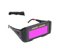 Gafas de soldadura protectoras de oscurecimiento automático con brazo flexible para uso industrial, gafas de soldadura