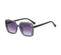 Gafas de sombra para jóvenes con montura cuadrada de gran tamaño y lentes degradadas en policarbonato para salidas Gafas de cuadradas para jóvenes Lentes degradadas Montura extragrande de Gafas