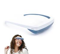 Gafas de Terapia de Luz Luminette 3 - Lampara Luminoterapia Portátil para Usar - Luz Blanca Azulada - Alivio Natural para el Sueño, Estado de Ánimo Estacional y Jet Lag - Lámpara Solar (azul)