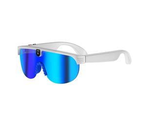 Gafas de video de ciclismo - Gafas de sol de ciclismo con protección UV, deportes inteligentes con traducción avanzada de IA antirreflectante, pantallas de cámara de audio inalámbrica, Equipo,