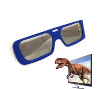 Gafas de visión 3D, gafas 3D para adultos, gafas polarizadas en 3D, cómodas gafas de visualización de vídeo, accesorios de teatro no parpadeantes para proyector de TV