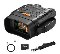 Gafas de visión nocturna 1080P, prismáticos de visión nocturna para adultos, zoom digital 10X, rango de visión de 2624 pies, visión nocturna recargable de 2000 mAh, pantalla HD de 2.8 pulgadas con