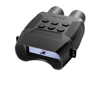 Gafas de visión Nocturna Binoculares con de 300M, visión Nocturna infrarroja, telescopio HD de 3,8 Pulgadas, Zoom 4X, Aumento Digital de 12X for y Camping para Caza, Acampada y observación de Fauna