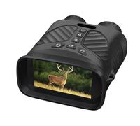 Gafas de visión Nocturna, binoculares de visión Nocturna por Infrarrojos, con cámara 4K, grabación de Video de 2.5K, Zoom óptico 10X, for Caza, Camping, Senderismo(A)