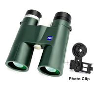 Gafas de visión nocturna Binoculares HD de 12x42, Prisma de techo, binoculares profesionales impermeables de visión nocturna con poca luz for adultos, telescopio HD for observación de aves Fácil de en
