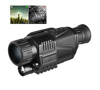 Gafas de visión nocturna Cámara de visión nocturna infrarroja de 5x40 Monocular de baja luz 5 veces Digital Night Vision Cámara Día y noche Fotografía y video Noche Visión Noche Binoculares for campin