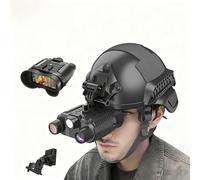 Gafas de visión nocturna montadas en la cabeza, grado militar, video 4K y foto de 36 MP para ver 1312 pies, binoculares de visión nocturna con zoom digital 8X, NV8161