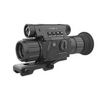 Gafas de visión nocturna NV009A/LRF Clip-on Night Vision Aim Sight Scope Infrared IR Digital Night Monocular La-ser Rangefinder Video Records for para caza, acampada y observación de fauna(NV009A LRF)