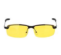 Gafas de Visión para Conduccion Nocturna，Gafas Polarizadas Deportivas Gafas Antirreflectantes Gafas de Visión Nocturna HD Lente Amarilla Anti Reflectante para Hombres Mujeres Conducción Ciclismo