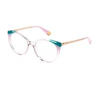 Gafas de Vista Furla VFU722V 06PP TRANSPARENT ANTIQUE PINK 53/17/135 Mujer