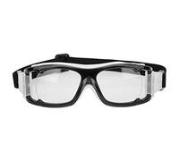 Gafas Deportivas, Gafas Deportivas de Baloncesto, Fútbol, antivaho, Colisión, Gafas Ajustables, Marco de Gafas de Seguridad para Ciclismo, Fútbol, Baloncesto, Práctica(Negro)