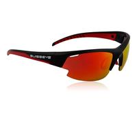 Gafas deportivas Swiss Eye Gardosa Re +, negro mate / rojo, 12601