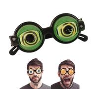 Gafas divertidas para adultos y niños, gafas de ojo para actuaciones, gafas de fiesta con acción de parpadeo manual, gafas ligeras para espectáculos, fiestas y fotos