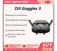 Gafas DJI Goggles 3 FPV con Pantallas Micro-OLED, Experiencia de Vuelo Inmersiva, Transmisión de Video HD O4, Gafas Originales Inalámbricas 3 DJI Goggles 3