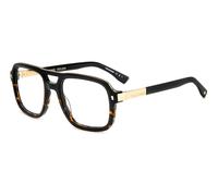 Gafas DSQUARED2 D2 0087 WR7 BLACK HAVANA 53/21/140 para Hombre