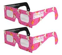 Gafas Eclipse Solar Homologadas ISO 12312-2 CE EPI | Gafas de Eclipse Solar | Fabricante Europeo Reconocido AAS | Eclipse Total España 2026 | Unicorns | Pack de 2