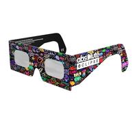 Gafas Eclipse Solar Homologadas ISO 12312-2 CE EPI | Lentes para Eclipse Solar | Fabricante Europeo Reconocido AAS | Eclipse Total España 2026 | Neon | Pack de 1