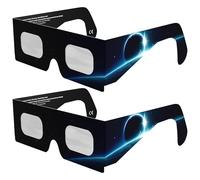 Gafas Eclipse Solar Homologadas ISO 12312-2 CE EPI | Lentes para Eclipse Solar | Fabricante Europeo Reconocido AAS | Eclipse Total España 2026 | Orbiter | Pack de 2