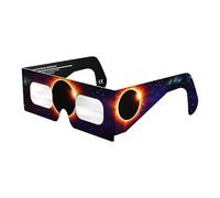Gafas Eclipse Solar Homologadas ISO 12312-2 CE EPI | Lentes para Eclipse Solar | Fabricante Europeo Reconocido AAS | Eclipse Total España 2026 | Aurora | Pack de 10