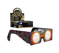 Gafas Eclipse Solar Homologadas ISO 12312-2 CE EPI | Lentes para Eclipse Solar | Fabricante Europeo Reconocido AAS | Eclipse Total España 2026 | Sunburst | Pack de 50