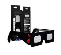 Gafas Eclipse Solar Homologadas ISO 12312-2 CE EPI | Lentes para Eclipse Solar | Fabricante Europeo Reconocido AAS | Eclipse Total España 2026 | Notes | Pack de 10