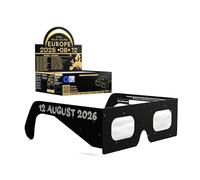 Gafas Eclipse Solar Homologadas ISO 12312-2 CE EPI | Lentes para Eclipse Solar | Fabricante Europeo Reconocido AAS | Eclipse Total España 2026 | Swing | Pack de 50