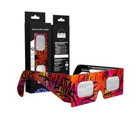 Gafas Eclipse Solar Homologadas ISO 12312-2 CE EPI | Lentes para Eclipse Solar | Fabricante Europeo Reconocido AAS | Eclipse Total España 2026 | Graffiti | Pack de 10