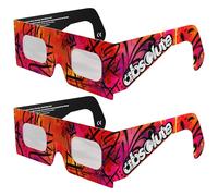 Gafas Eclipse Solar Homologadas ISO 12312-2 CE EPI | Lentes para Eclipse Solar | Fabricante Europeo Reconocido AAS | Eclipse Total España 2026 | Graffiti | Pack de 2
