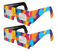Gafas Eclipse Solar Homologadas ISO 12312-2 CE EPI | Lentes para Eclipse Solar | Fabricante Europeo Reconocido AAS | Eclipse Total España 2026 | Memphis | Pack de 2