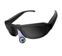 Gafas Espía Cámara HD1080P, Gafas de Sol Espía con Cámara Oculta, Gafas Camara Camuflada Tomar Fotos y Vídeos para Actividades al Aire Libre Cámara de Acción con Protección UV